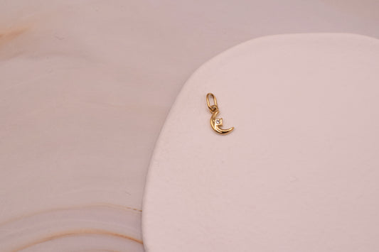 Gold Moon with Diamond