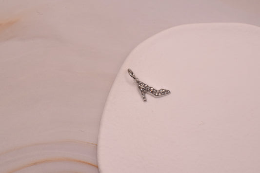 Silver Sparkle Heel