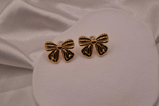 🎀 The Statement Bow Studs