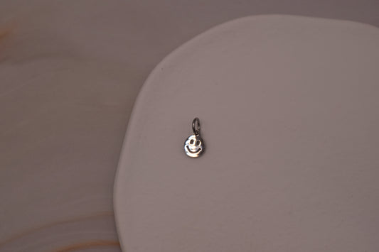 Silver Smiley Charm