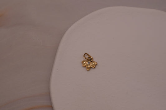 Gold Dainty Butterfly Charm
