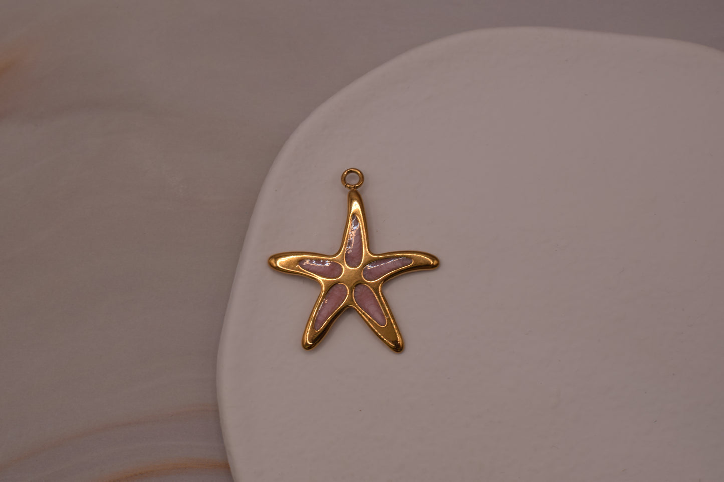 Blush Starfish Charm
