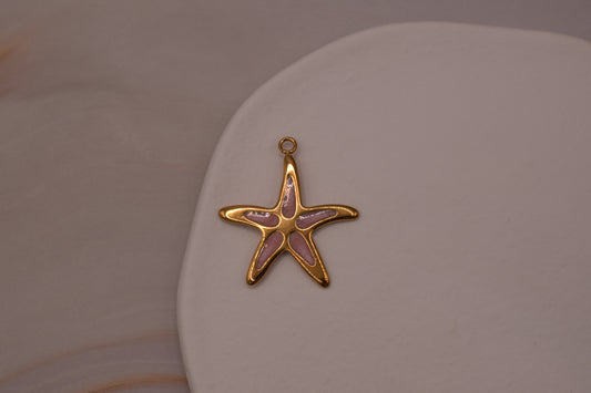 Blush Starfish Charm