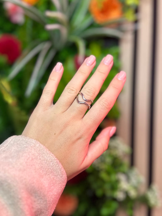 Wave Ring Silver