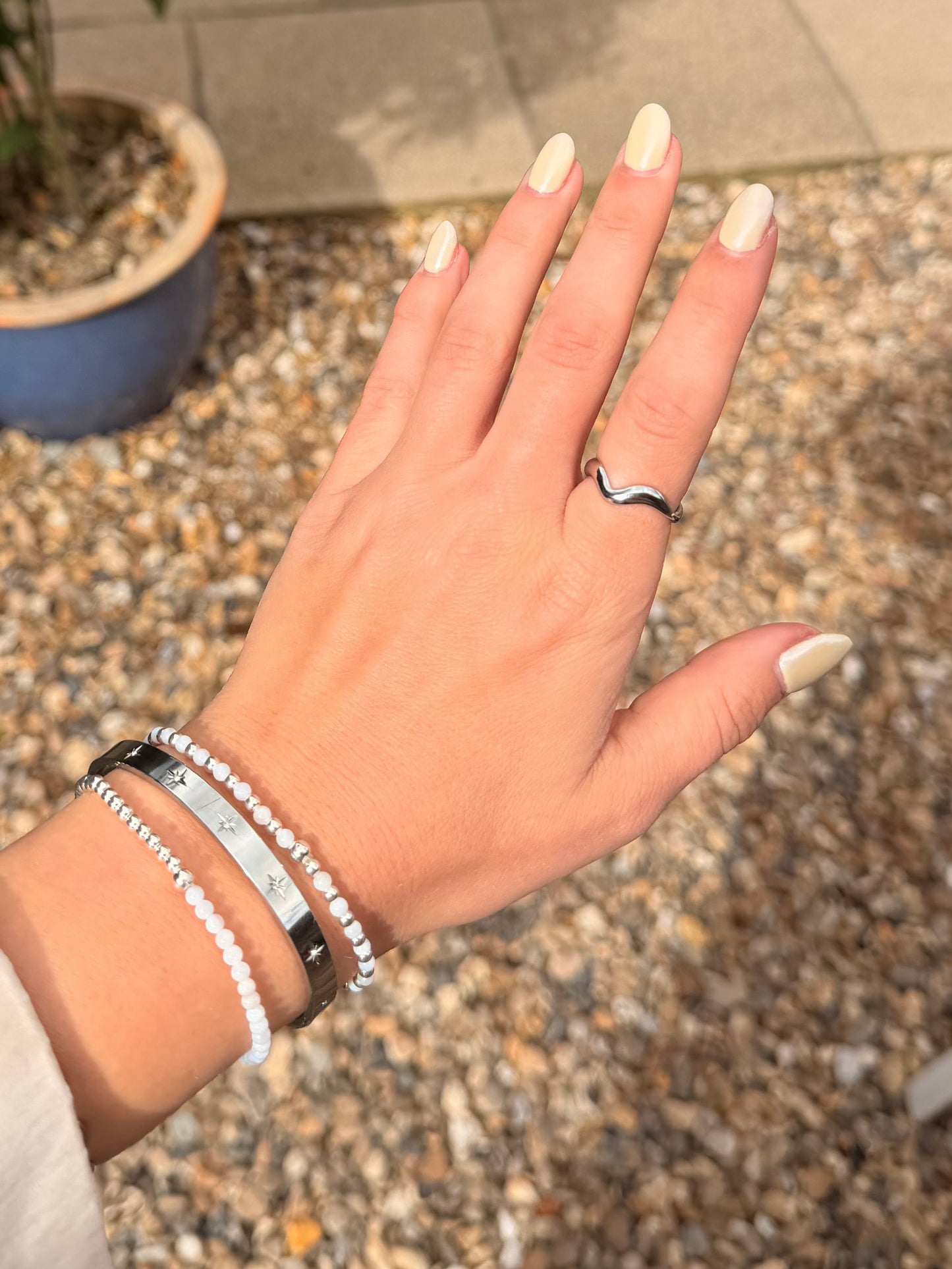 Stella Star Bangle Silver