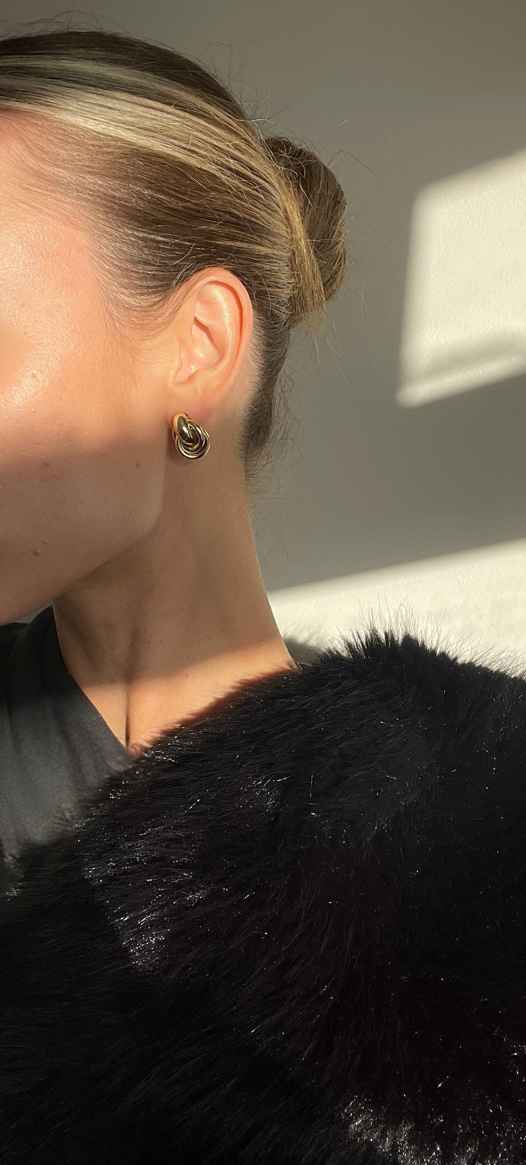 Twist Earrings Silver