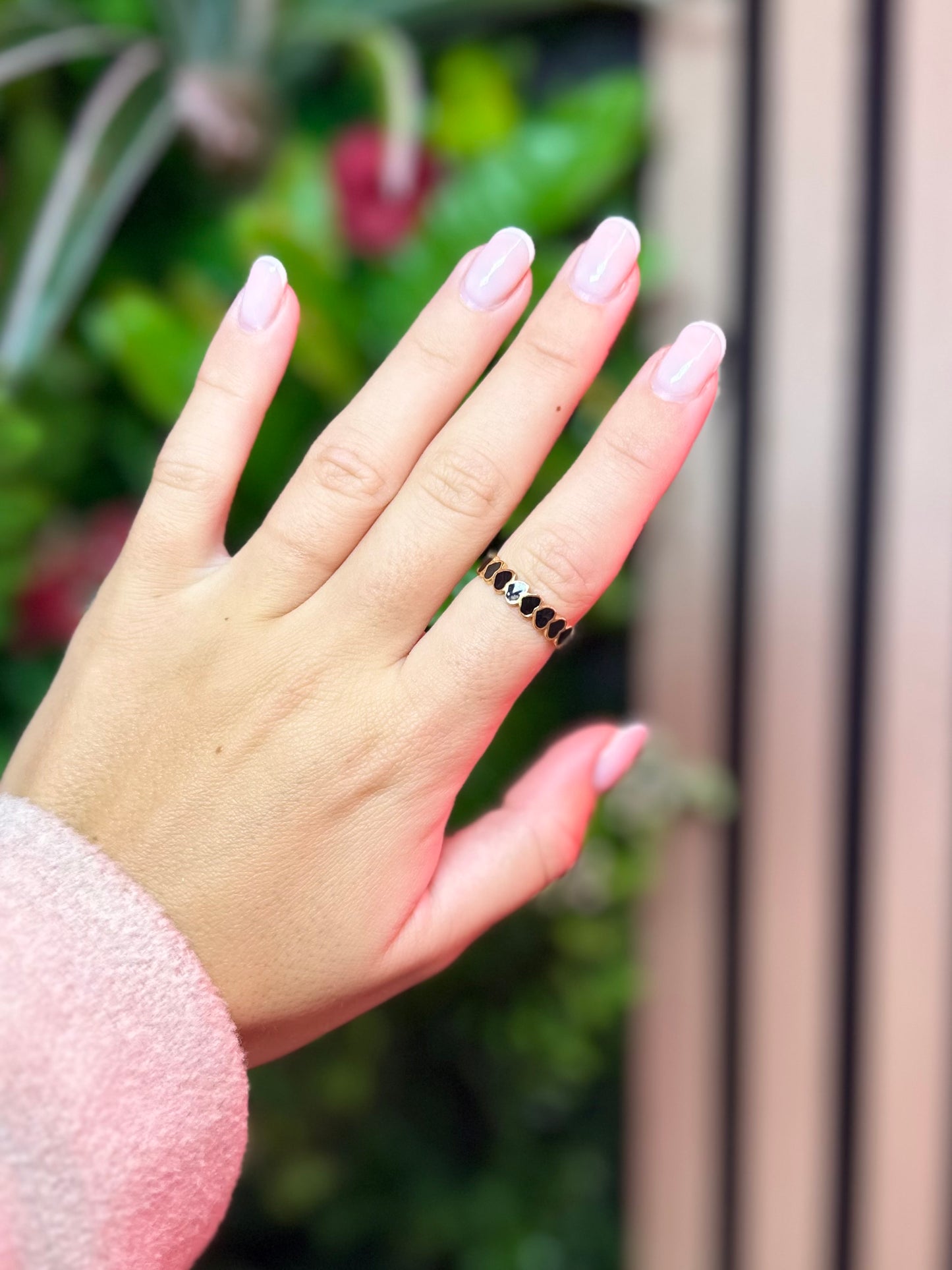 Midnight Heart Ring Gold