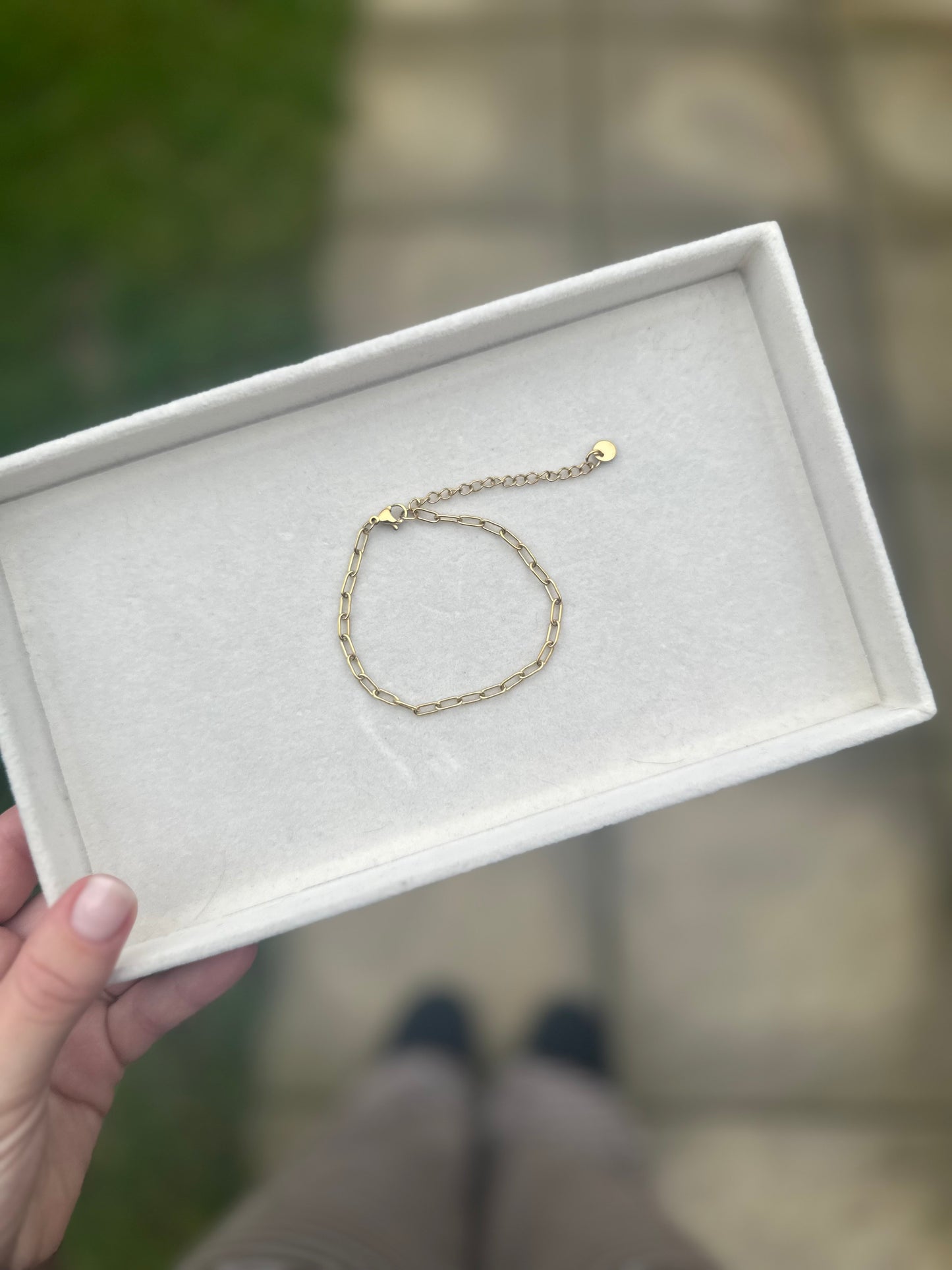 Small Links Bracelet Chain Gold