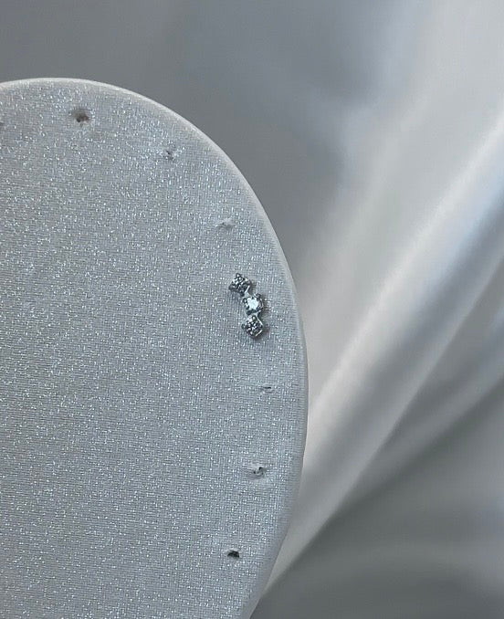 Trio Spark Stud Earrings Silver ✨