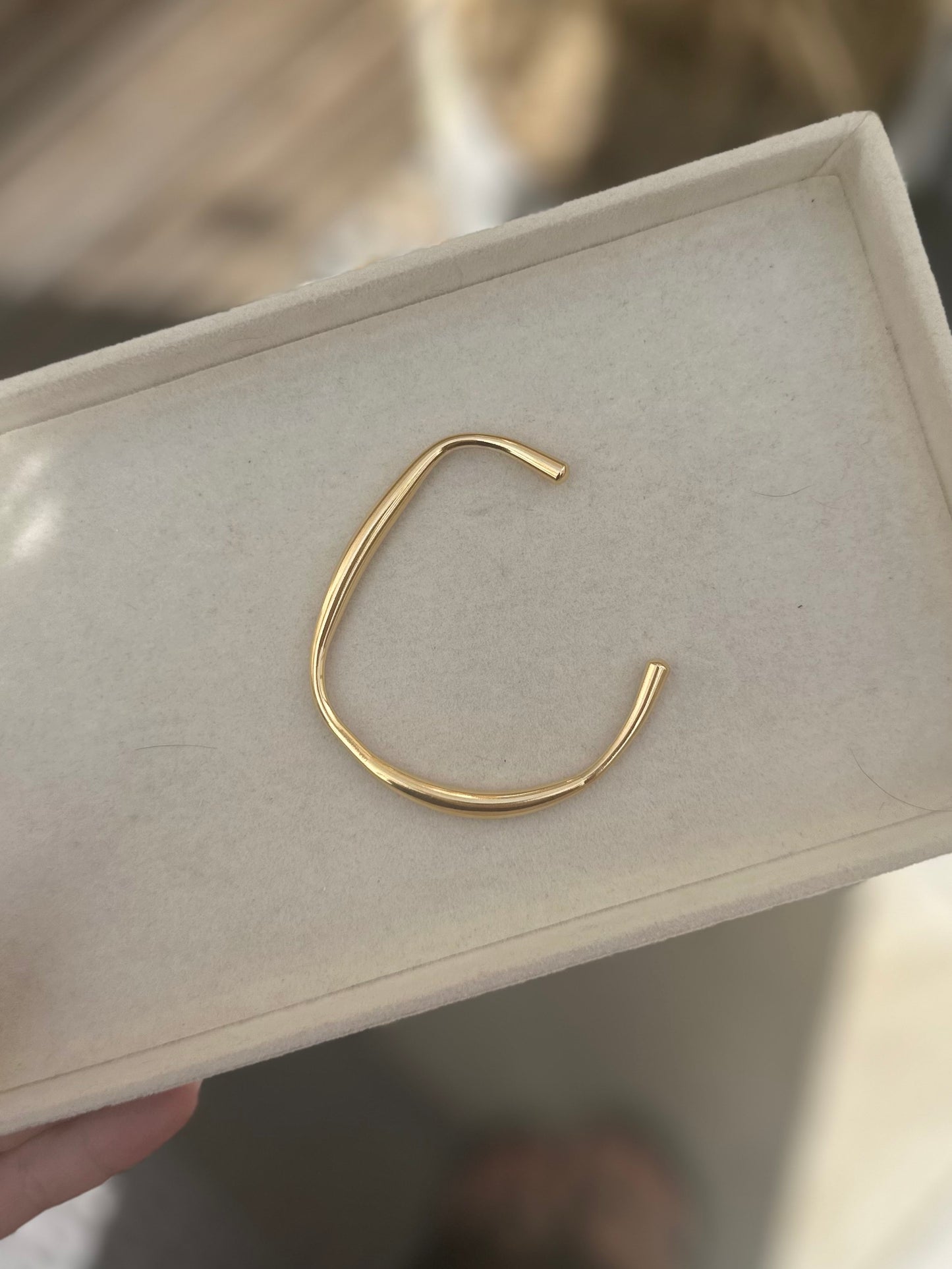 Tidal Bangle Gold 🌊