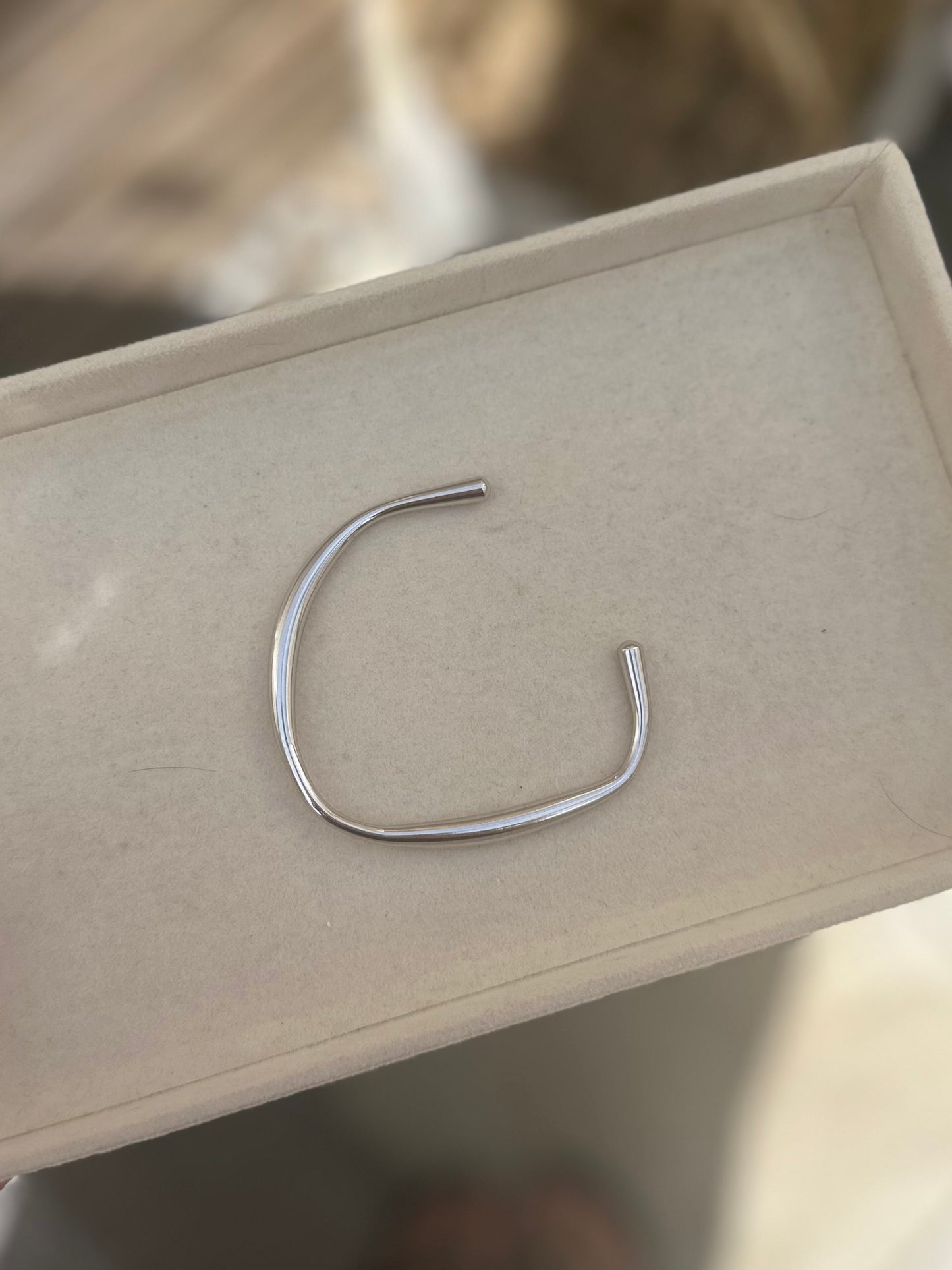 Tidal Bangle Silver 🌊